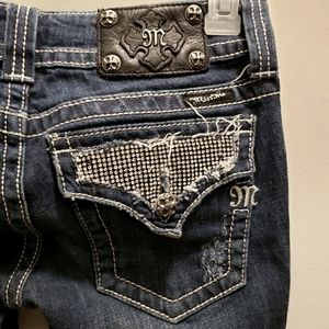 Miss Me Distressed Rhinestone 
